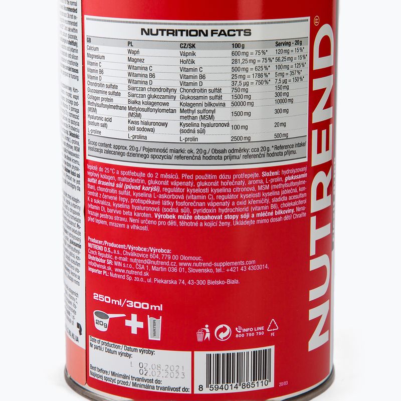 Flexit Drink Nutrend 400g Gelenkregeneration Pfirsich VS-015-400-BR 3