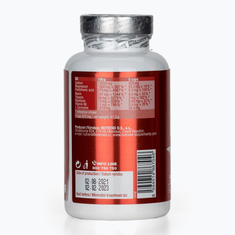 Salzkapseln Nutrend Mineralsalze 120 Kapseln VR-084-120-XX 2