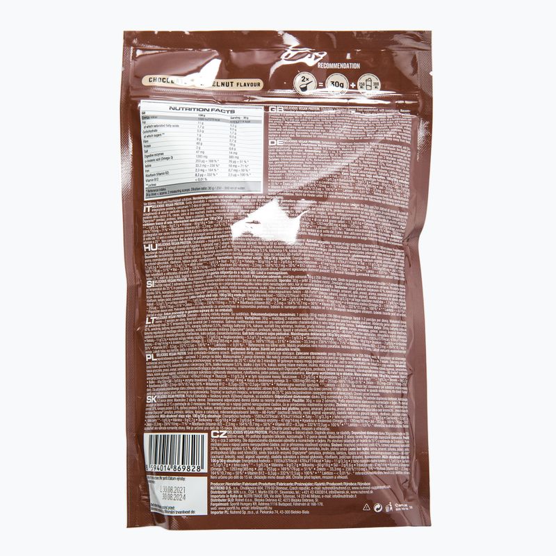 Nutrend Köstlicher Veganer Protein Shake 450g Schokolade-Haselnuss VS-105-450-ČLO 2