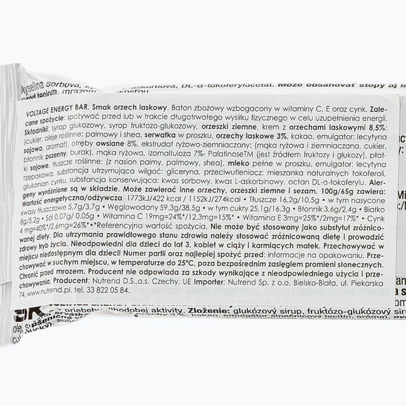 Nutrend Voltage Energieriegel 65g Haselnuss VM-034-65-LO 2