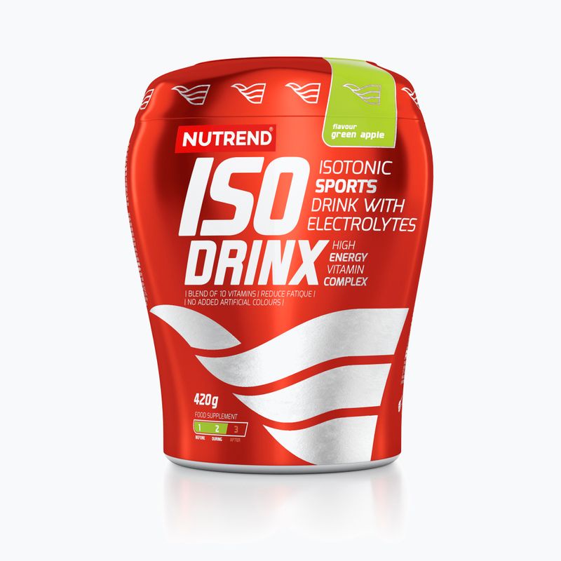 Nutrend isotonisches Getränk Isodrinx 420g grüner Apfel VS-014-420-ZJ