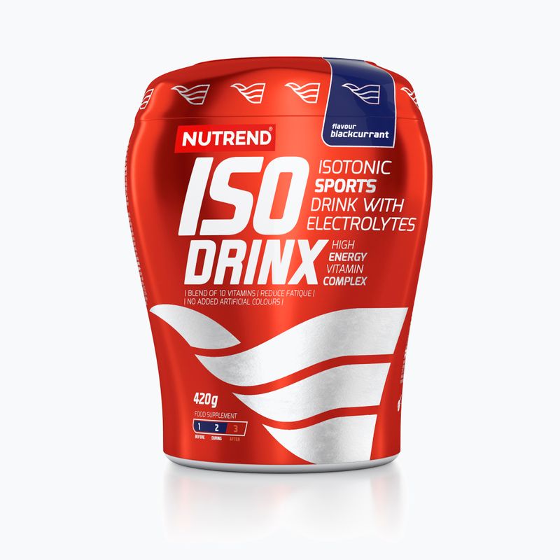 Nutrend isotonisches Getränk Isodrinx 420g schwarze Johannisbeere VS-014-420-ČR