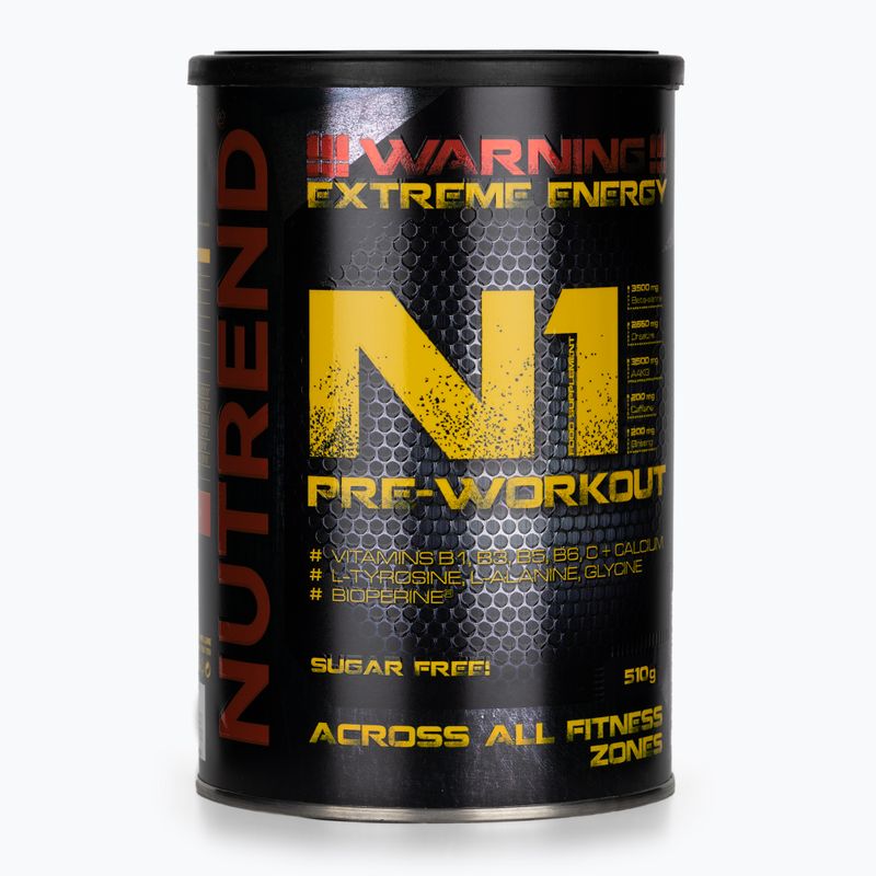 Pre-Workout Nutrend Pre-Workout N1 510g schwarze Johannisbeere VS-067-510-ČR