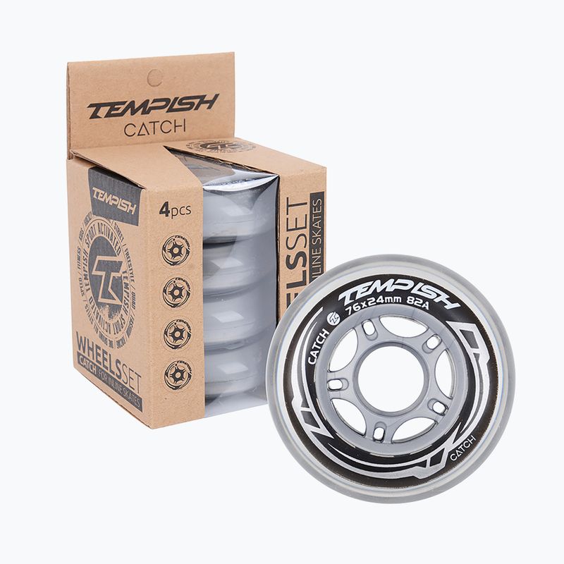 Inlinerrollen Tempish Catch 76mm/82A 4 pcs. clear 3