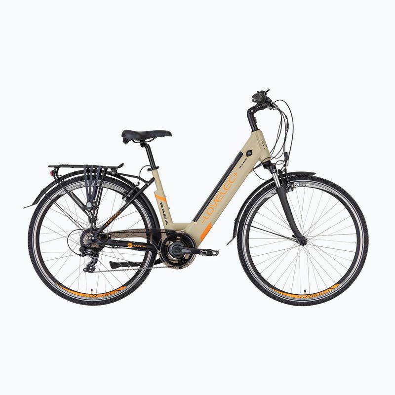 LOVELEC Rana 36V 16Ah 576Wh beige/schwarzes Elektrofahrrad