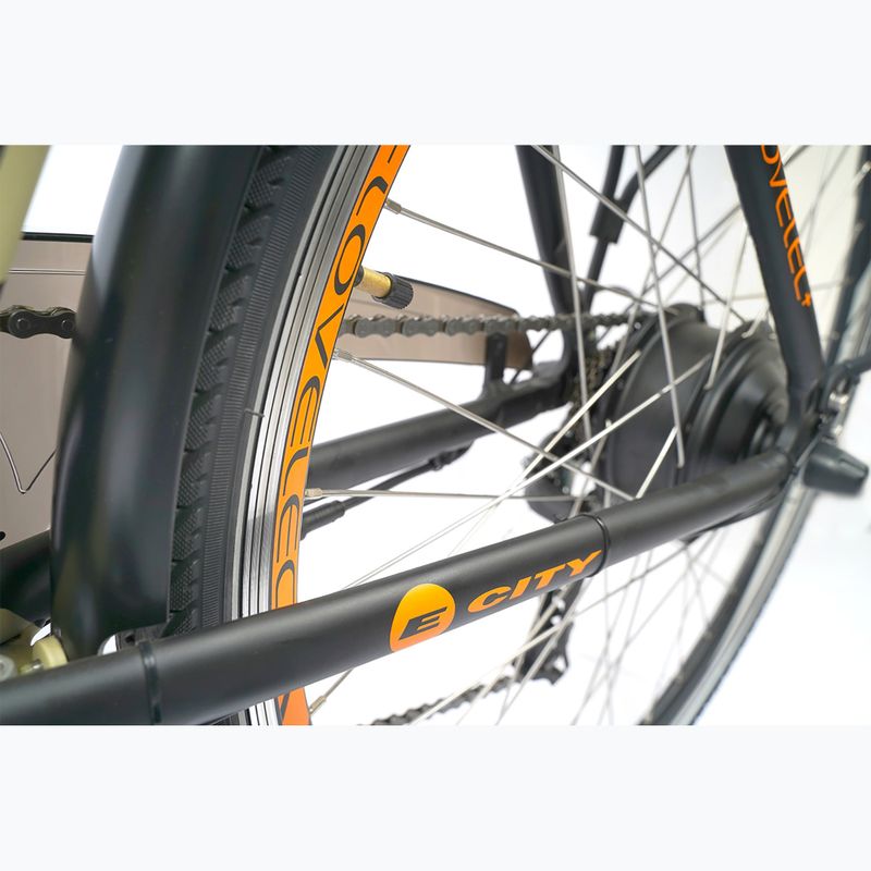 LOVELEC Rana 36V 16Ah 576Wh beige/schwarzes Elektrofahrrad 12