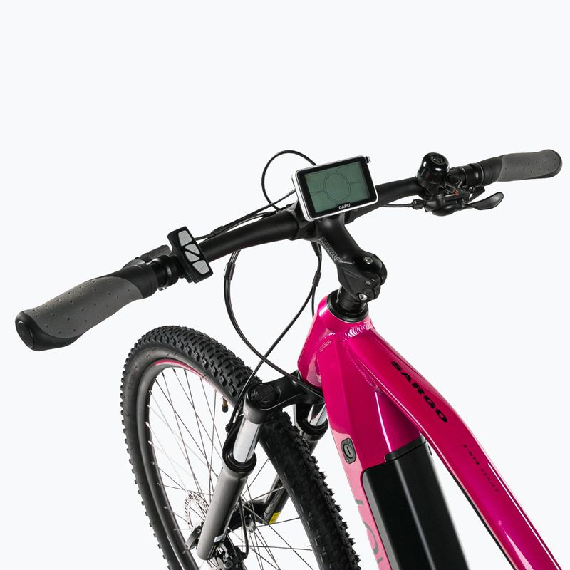 LOVELEC Elektrofahrrad Sargo 20Ah rosa/schwarz B400342 4