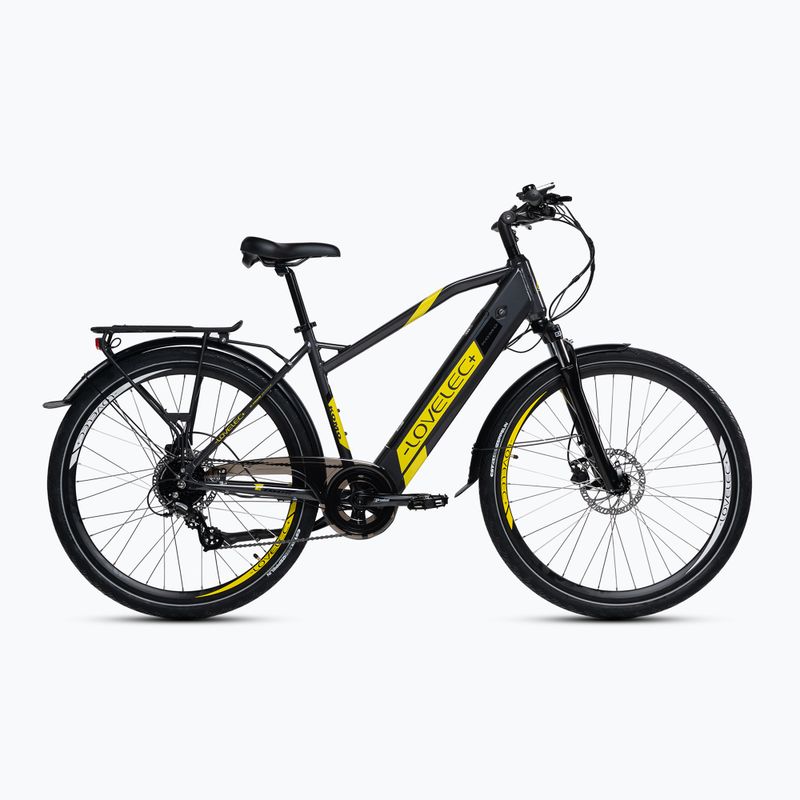 LOVELEC Komo Man 16Ah grau-gelb Elektrofahrrad B400363