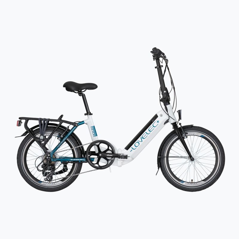 LOVELEC Izar 12Ah Elektro-Klappfahrrad weiß B400369