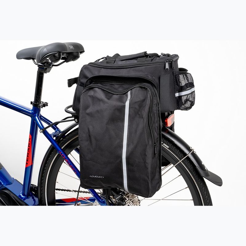 Fahrradträger-Tasche LOVELEC Cortina 10 l schwarz 4