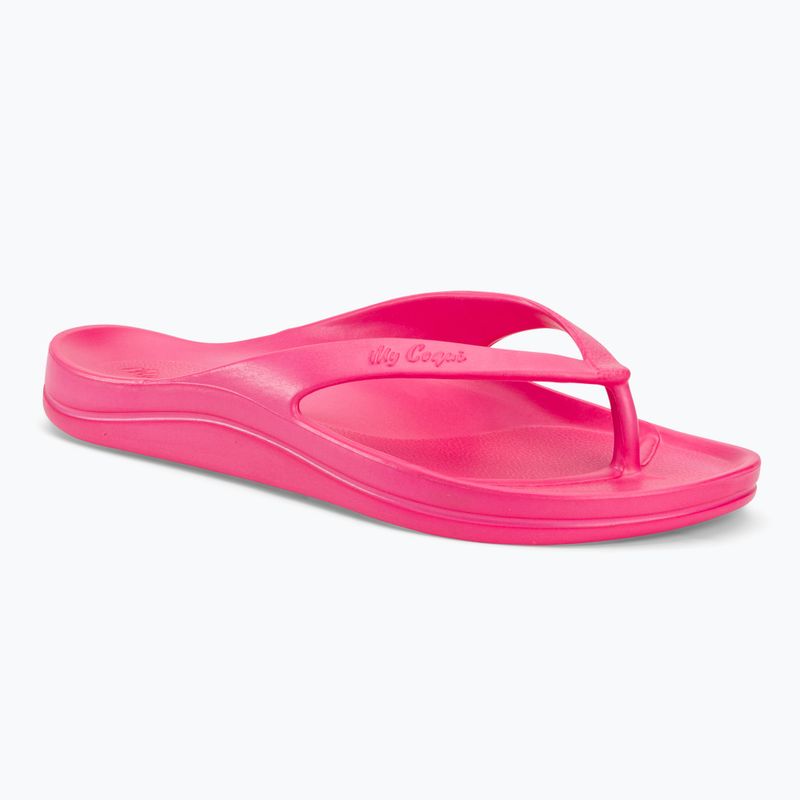 Coqui Naitiri Damen Pantoletten hell fuchsia