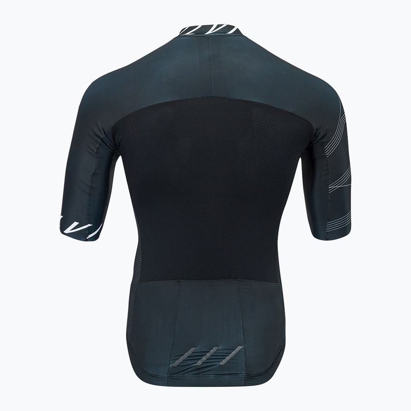 Radtrikot Herren SILVINI Stelvio schwarz-weiß 312-MD164/812 2