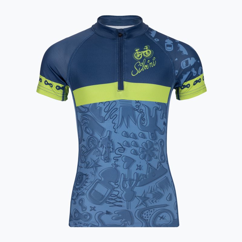 SILVINI Scrivia Radtrikot für Kinder blau 3119-CD1434/3042/110-131
