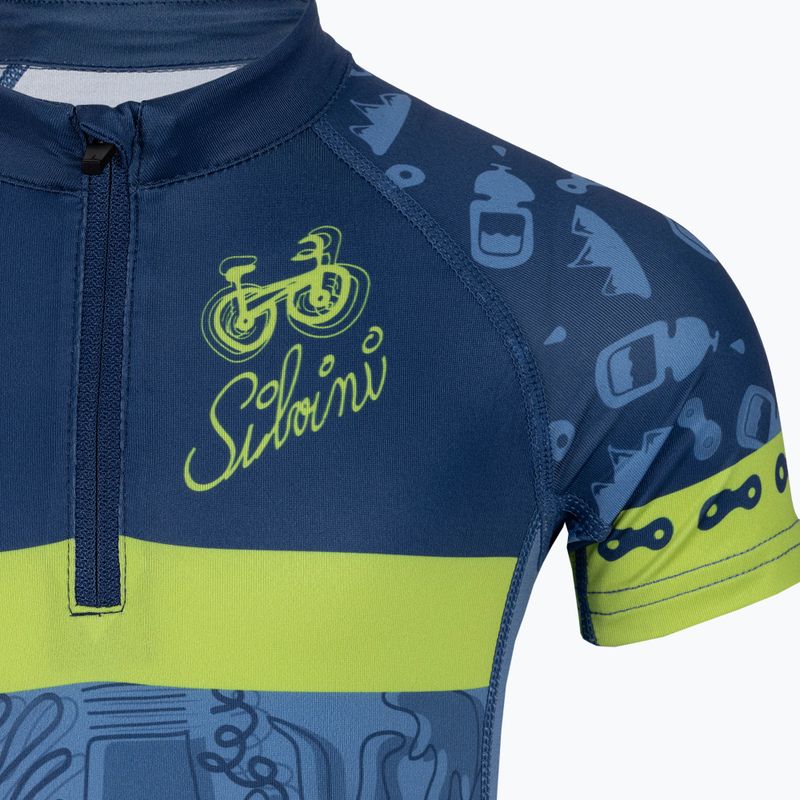 SILVINI Scrivia Radtrikot für Kinder blau 3119-CD1434/3042/110-131 3