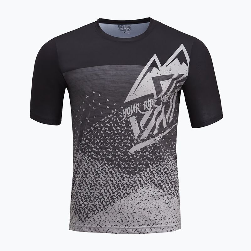 Radtrikot Herren SILVINI Denno schwarz-grau