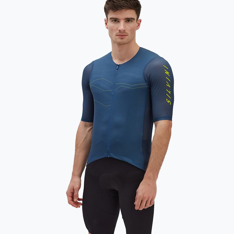 SILVINI Herren-Radtrikot Legno blau 3122-MD2000/3230/S