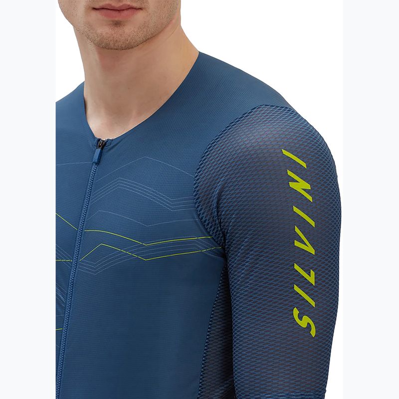 SILVINI Herren-Radtrikot Legno blau 3122-MD2000/3230/S 3