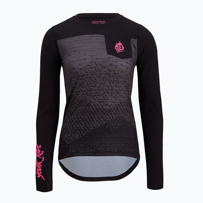 Radtrikot Damen SILVINI Ella schwarz-rosa 3122-WD236/8911