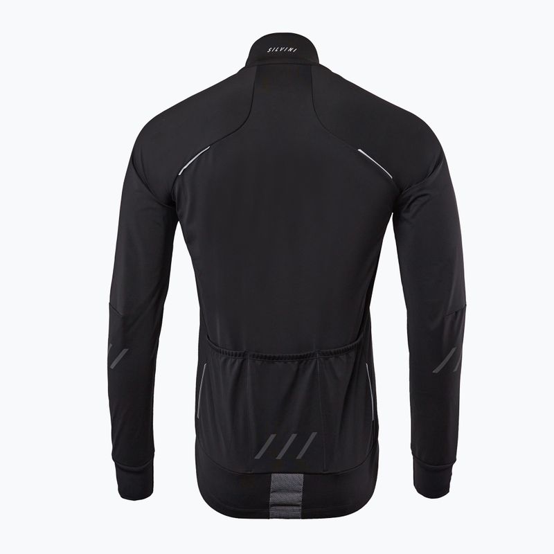 Herren SILVINI Ghisallo Softshell-Radjacke schwarz MJ2129 2