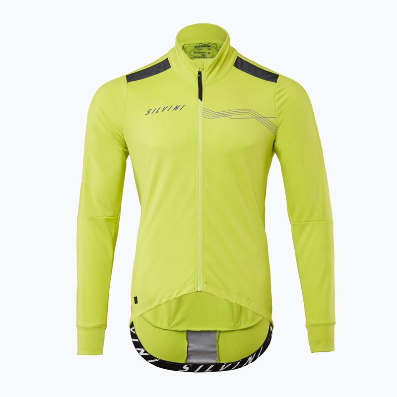 Herren SILVINI Ghisallo Softshell-Radjacke grün MJ2129