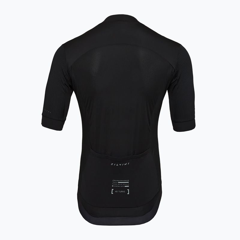 Herren Radtrikot Silvini Trafoi schwarz 2