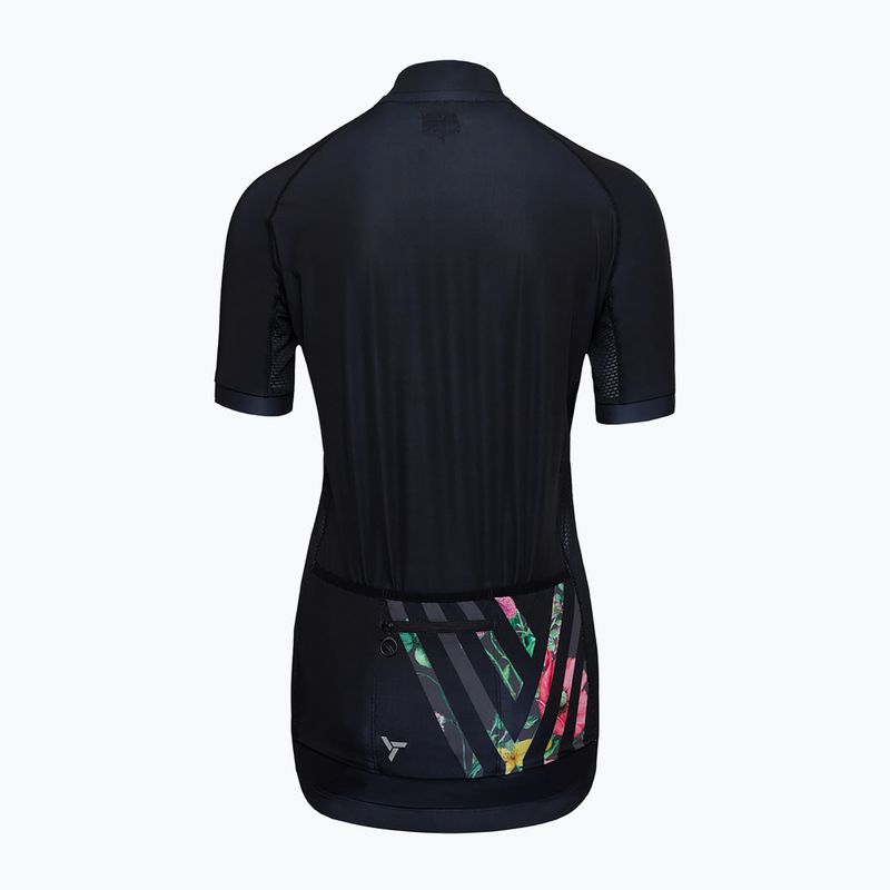SILVINI Damen Radtrikot Calnia schwarz/charcoal 2