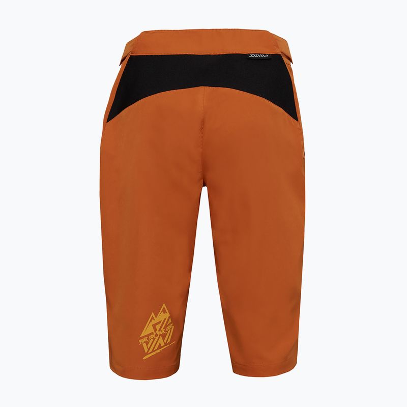 Damen Radlerhose SILVINI Fabriana orange 2