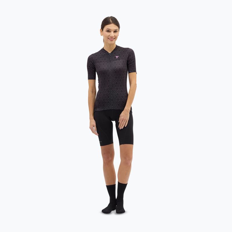 SILVINI Catirina Damen Radtrikot schwarz/rosa 2