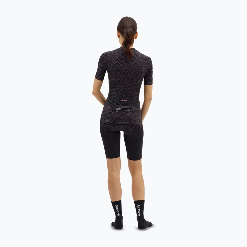 SILVINI Catirina Damen Radtrikot schwarz/rosa 4