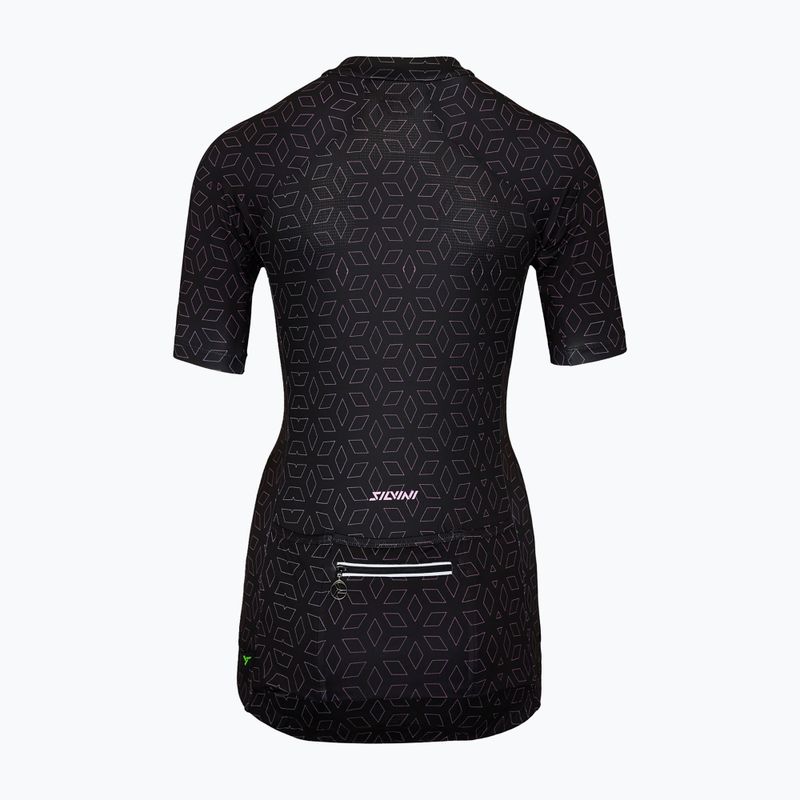 SILVINI Catirina Damen Radtrikot schwarz/rosa 6