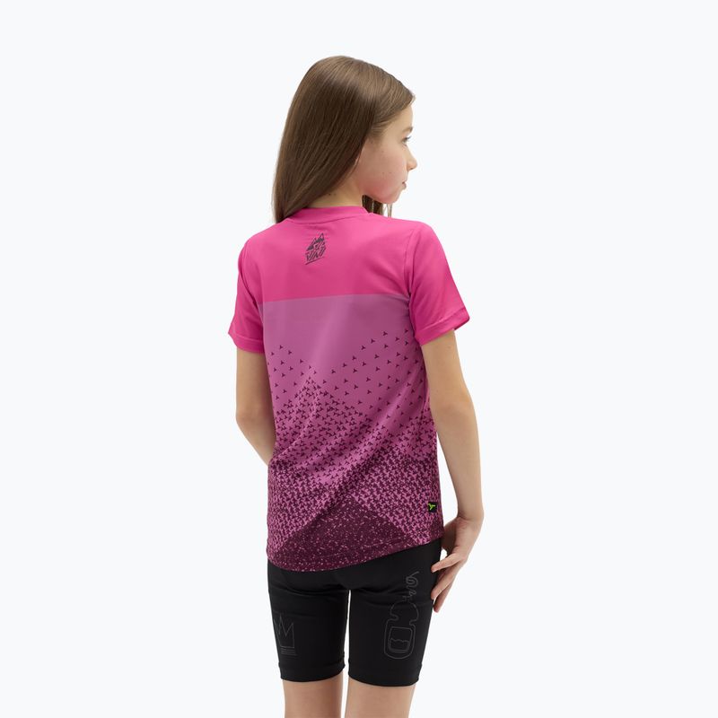 SILVINI Kinder-Radtrikot Denni pflaume/rosa 3