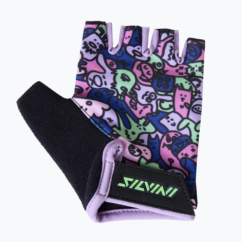 SILVINI Locri blush/grün Fahrradhandschuhe für Kinder 2