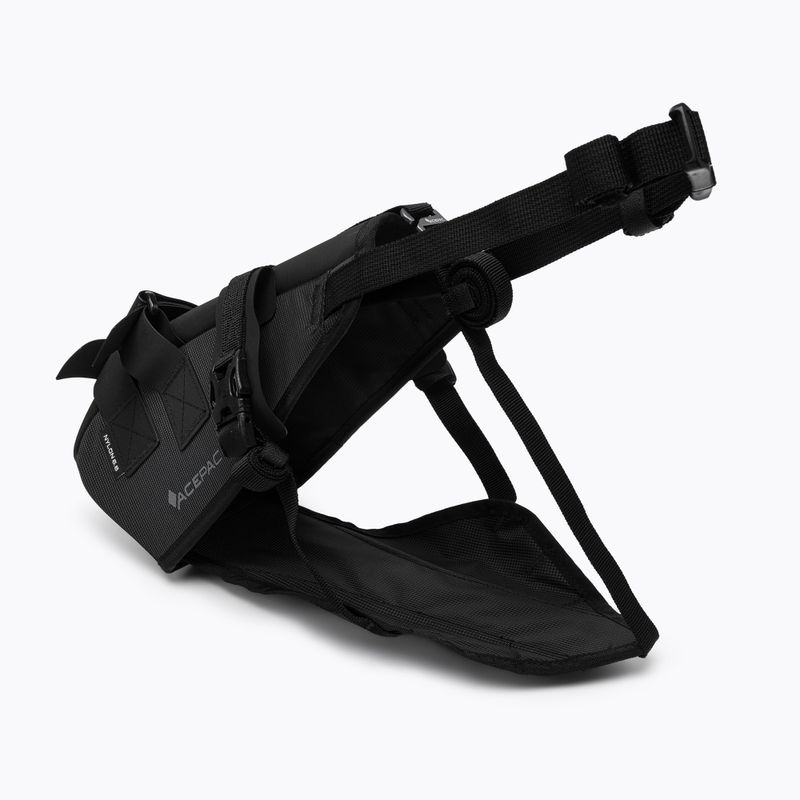 Unter Sattel Gurtzeug für Fahrradtasche Acepac schwarz 143004