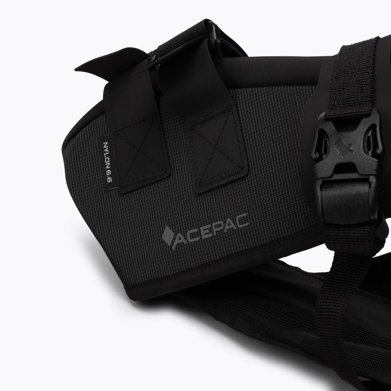 Unter Sattel Gurtzeug für Fahrradtasche Acepac schwarz 143004 5