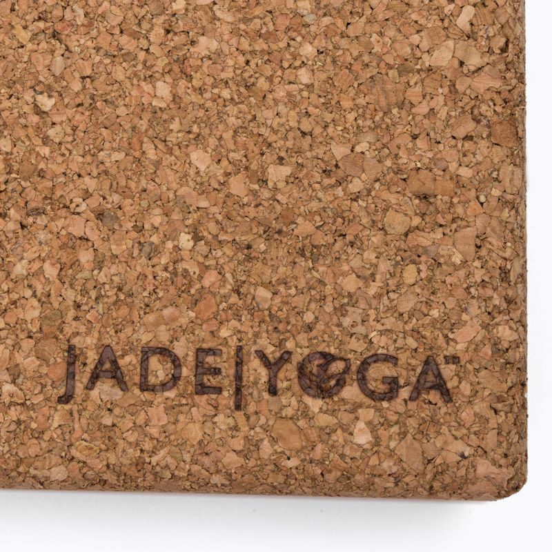 JadeYoga Korkblock Klein hellbraun CYBS Yogawürfel 6