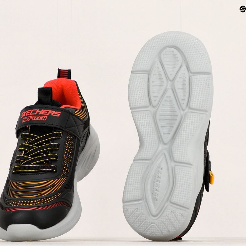 SKECHERS Hyper-Blitz Hydro-Tronix Kinder Turnschuhe schwarz/rot 18