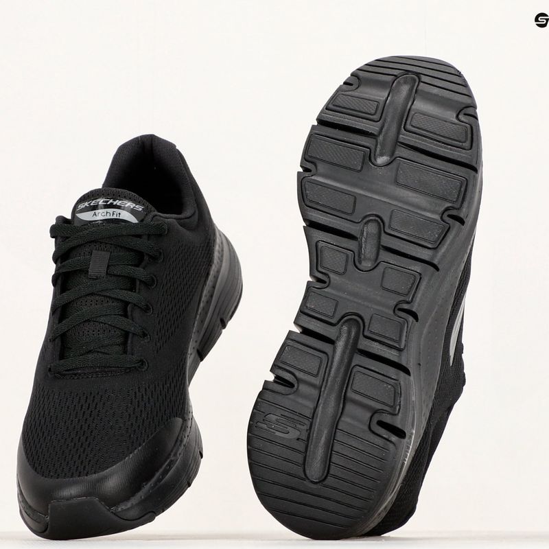 SKECHERS Herren Trainingsschuhe Arch Fit schwarz 12