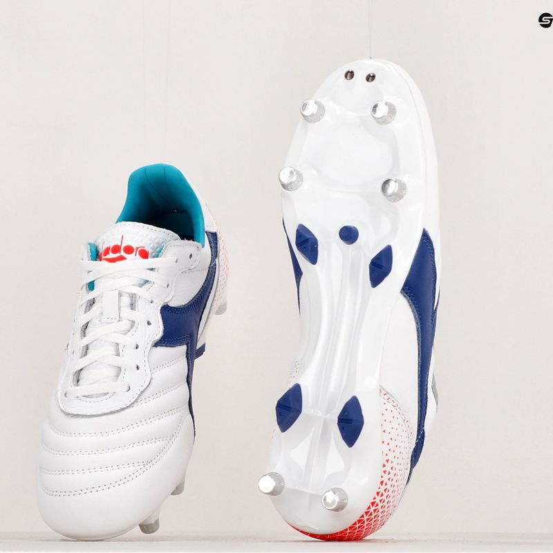 Herren Fußballschuhe Diadora Brasil GR LT+ MPH weiß/navy 12