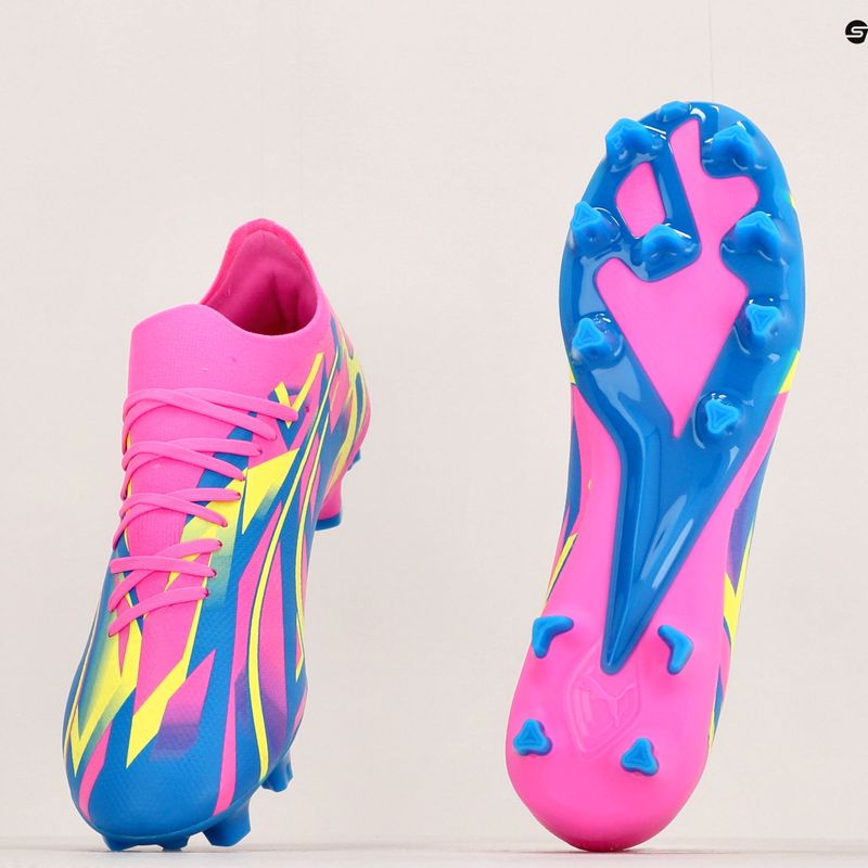 PUMA Ultra Match Energy FG/AG Herren Fußballschuhe leuchtend pink/gelb/ultra blau 21