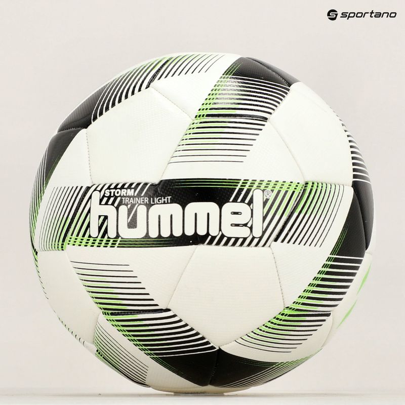 Hummel Storm Trainer Licht FB Fußball weiß/schwarz/grün Größe 5 6