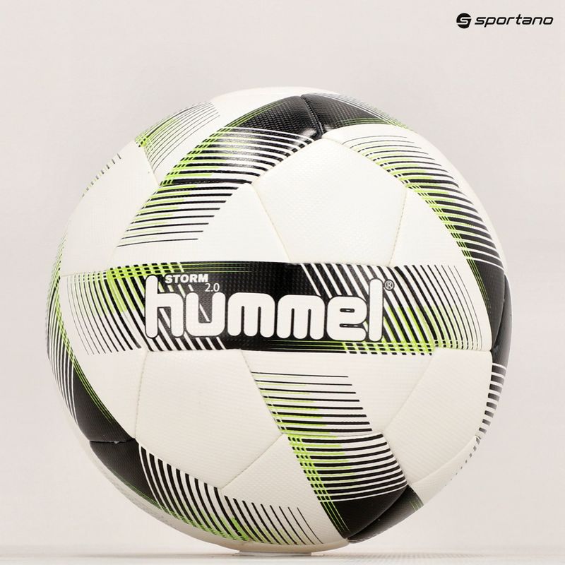 Hummel Storm 2.0 FB Fußball weiß/schwarz/grün Größe 4