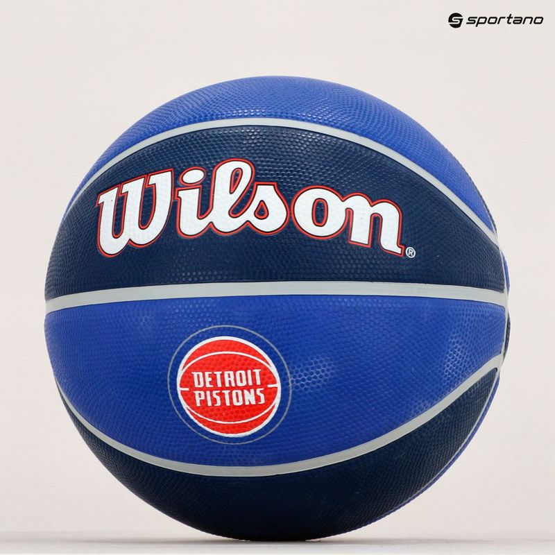 Wilson NBA Team Tribut Detroit Pistons Basketball blau WTB1300XBDET 6