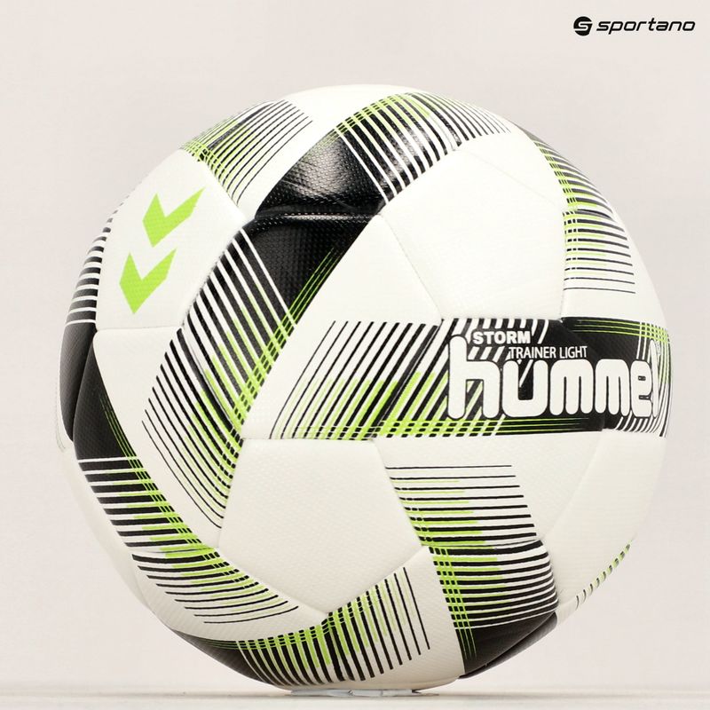 Hummel Storm Trainer Licht FB Fußball weiß/schwarz/grün Größe 3 6