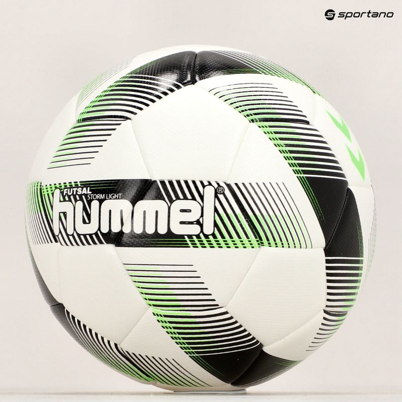 Hummel Sturm Licht FB Fußball weiß/schwarz/grün Größe 4
