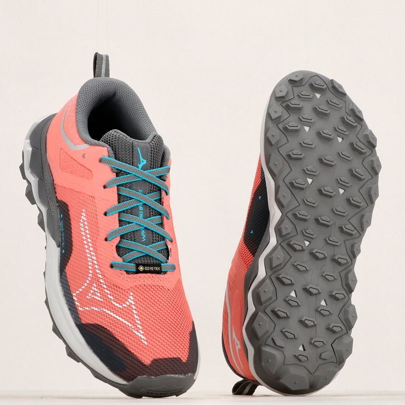 Damen Laufschuhe Mizuno Wave Ibuki 4 GTX lantana/quiet shade/buebird 18