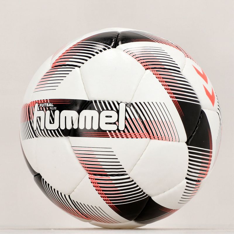 Hummel Futsal Elite FB Fußball weiß/schwarz/rot Größe 3