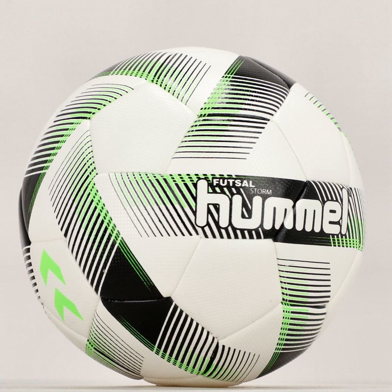 Hummel Storm FB Fußball weiß/schwarz/grün Größe 3 5