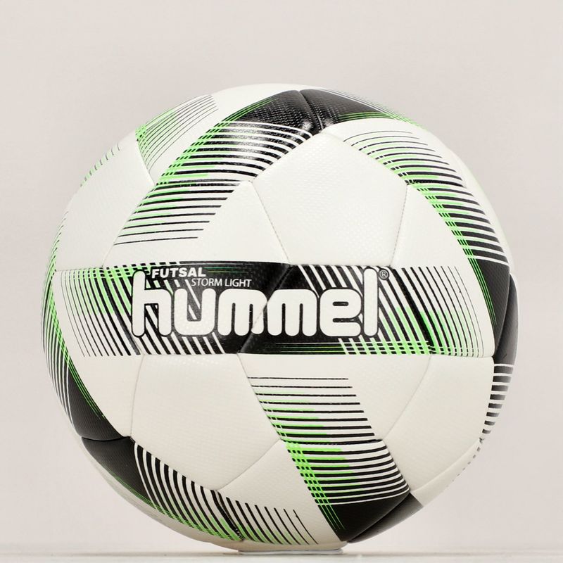 Hummel Sturm Licht FB Fußball weiß/schwarz/grün Größe 3