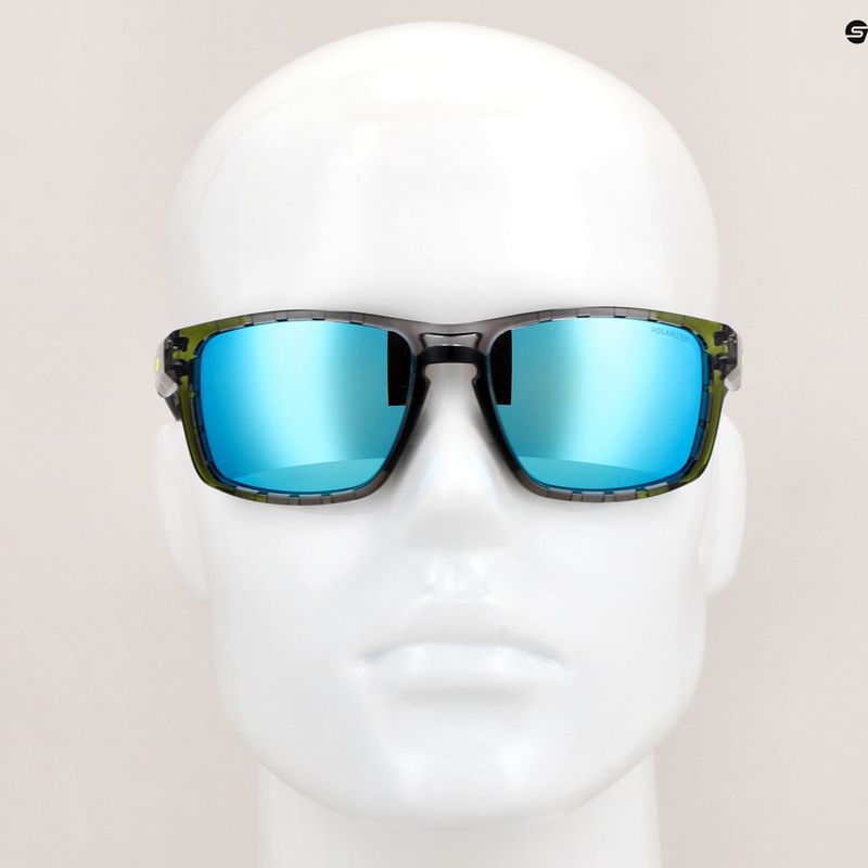 Julbo Shield Polar 4 Hd schwarz/gelb fluo/kapsel ocean master Fahrradbrille 11