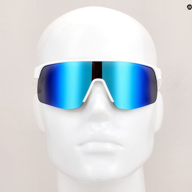 Red Bull Spect Dakota weiß/eisblau revo Fahrradbrille 8